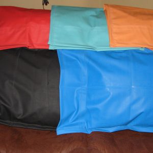 Double Slick-r Rubber Raincoat Material Pillow Cases