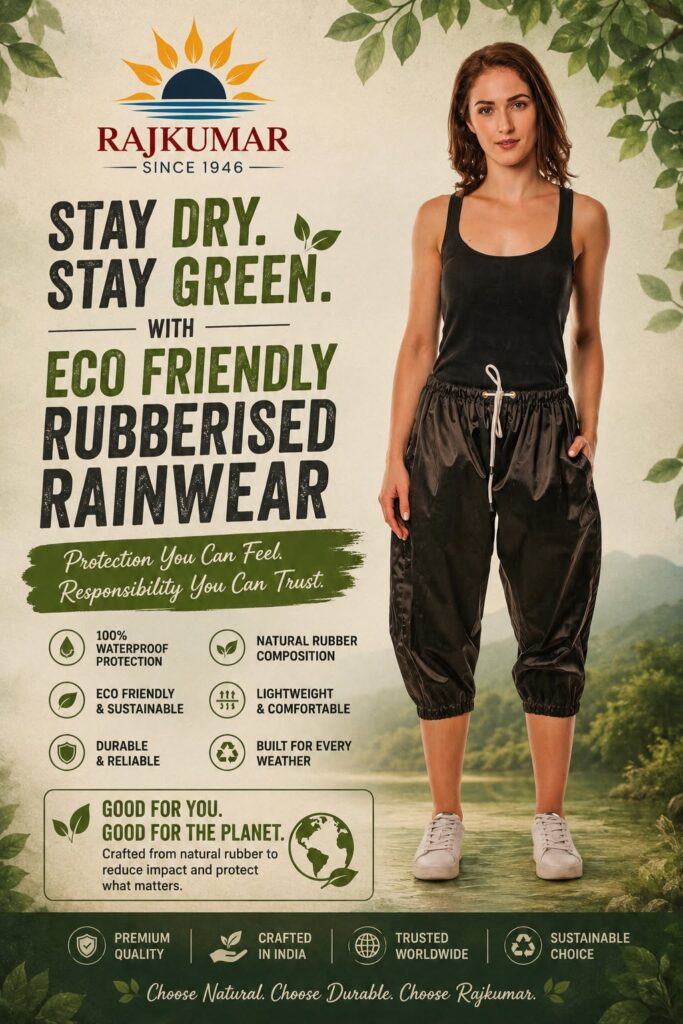 • Rubberised raincoats exporter