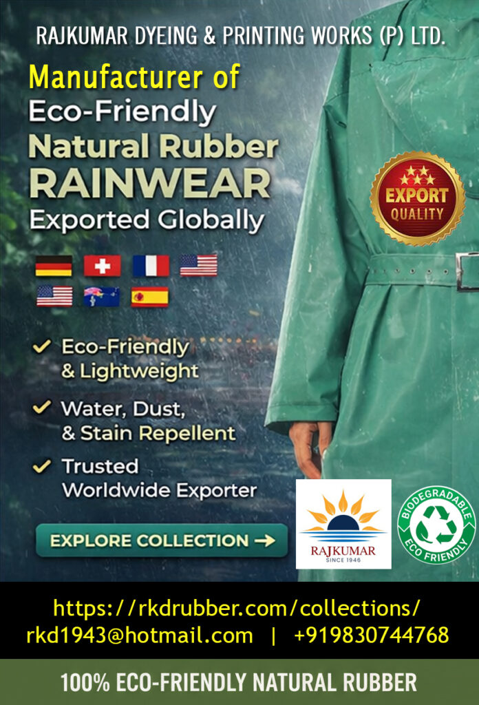 • Raincoat suppliers in India